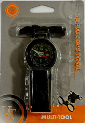 MULTIFUNCTIONAL COMPASS BINOCULAR survival tools bug out bag GIFT navigation UST