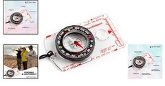 Advanced Scout Compass with Map Scale for Backpacking and Survival