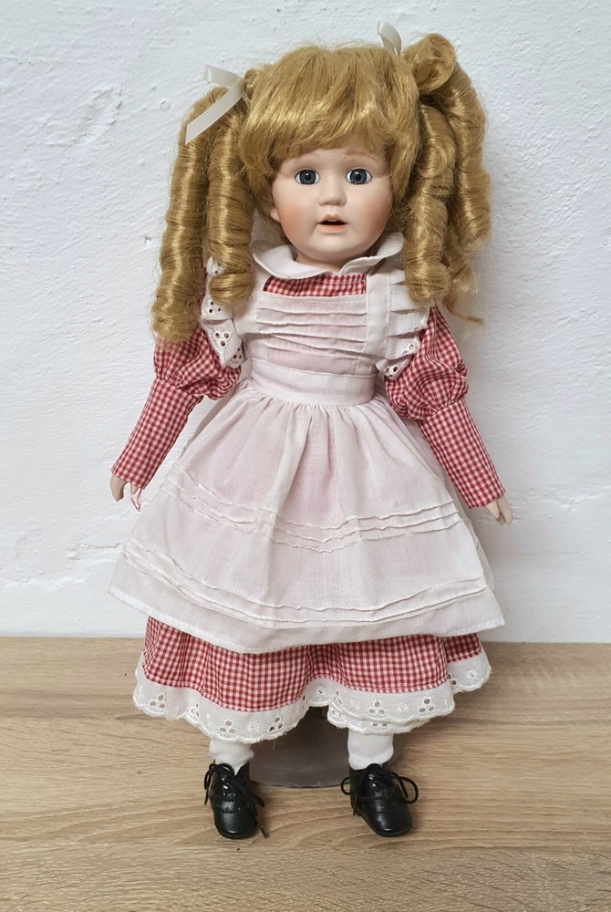 Artist doll porcelain doll 40 cm collector rarity Vintage
