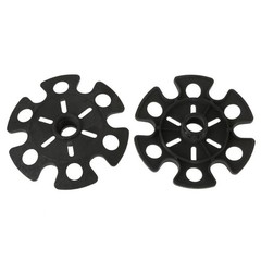 4pcs Replacement Rubber Snowflake Snow Basket for Hiking