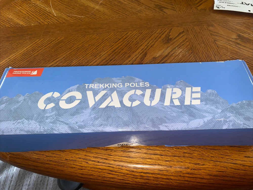 Covacure Trekking Poles Collapsible Hiking Poles – Aluminum Alloy 7075 NIB