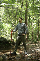 3Pc Detachable Fir Wood Walking Stick for Hiking with Compass 55 Inches – with A