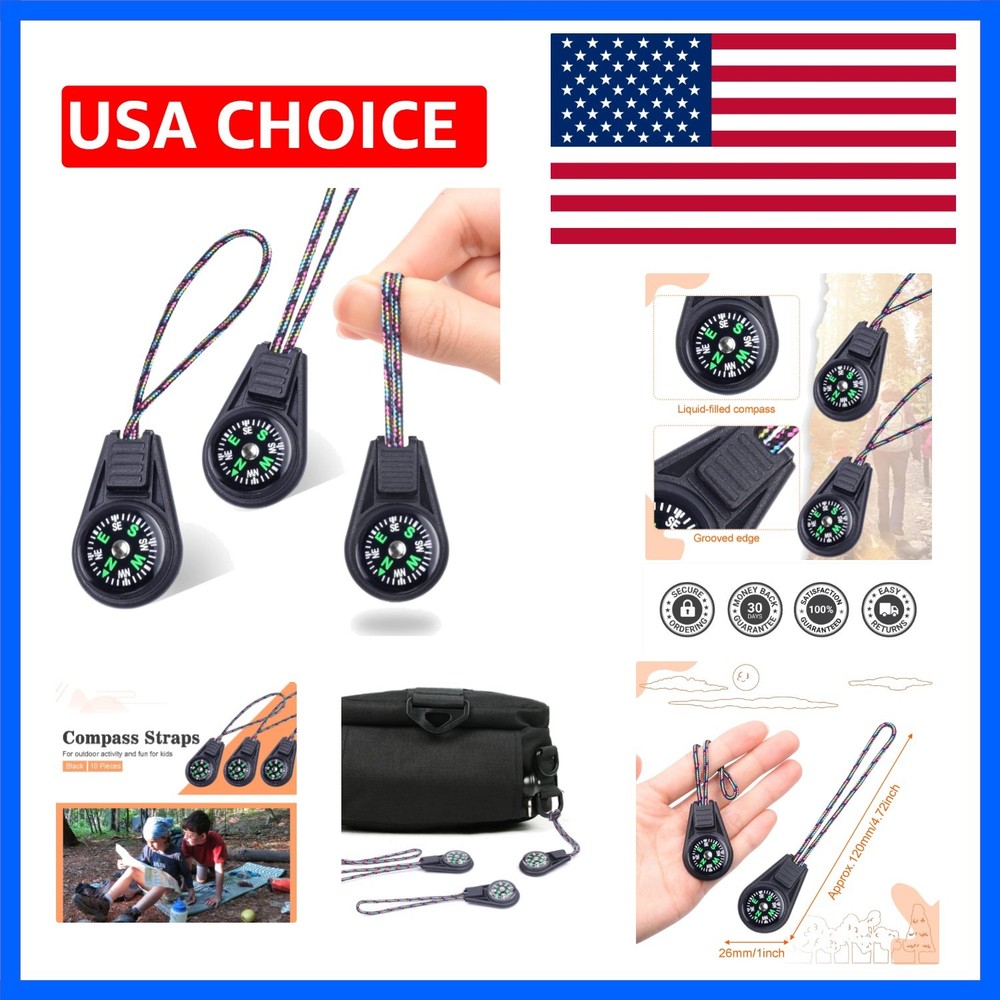 10/25/50/100 Pack Compass for Kids Mini Compasses Bulk Kids Toy Compass for P…