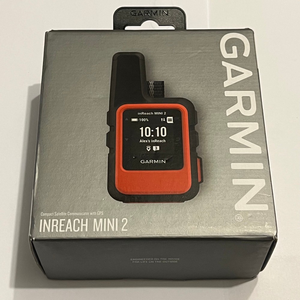 Garmin inReach Mini 2 Compact GPS Satellite Communicator – Red (#010-02602-00)