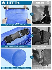Dry Bag Waterproof for Women Men, 5L//20L/30L/40L Roll Top 10L Bluish Violet