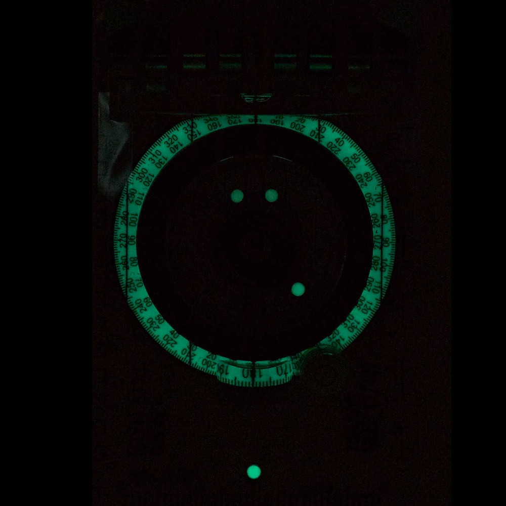 Brunton TruArc 15 Glow Mirror Compass Azimuth