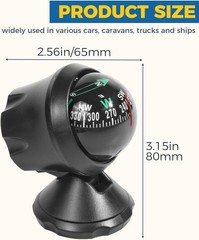 Car Compass,Compass for Car,Automotive Compass Ball,Car Accessories Auto Compass