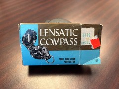 Vintage Working LENSATIC Engineer Compass – Made in Japan – Includes OG Box