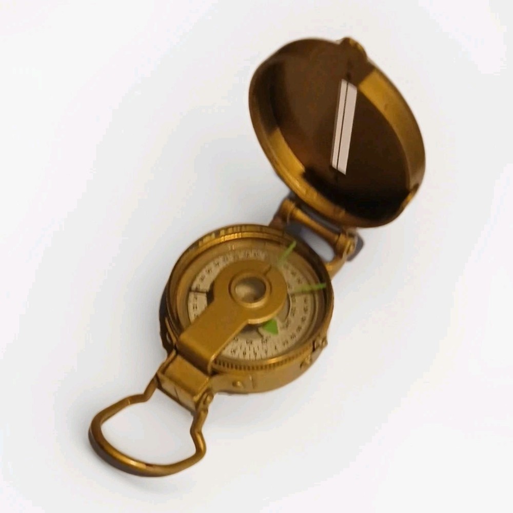 Vintage YCM Engineer Lensatic Compass Liquid Filled A323