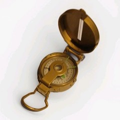 Vintage YCM Engineer Lensatic Compass Liquid Filled A323