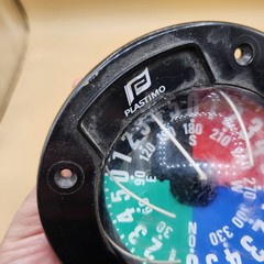 Vintage Plastimo Olympic Tactical Compass Flushmount Red Blue Green