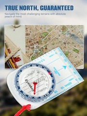 Advanced Orienteering Compass for Hiking & Navigation EK40-4