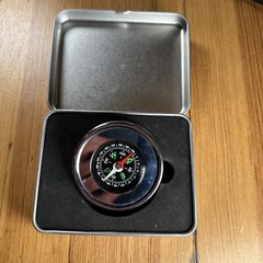 Boxed Decorative Metal Pocket Compass 2 inch in Metal Presentation Box