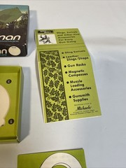 1970 Era Uncle Mike’s Sportsman Precision Black Crackle Finish Compass NIB NOS