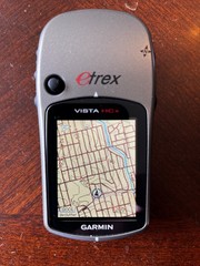 Garmin eTrex Vista HCx Personal Navigator Handheld GPS with accessories