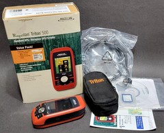 Magellan Triton 500 Topo Canada Bundle – Complete In Box