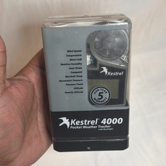 Kestrel 4000 Pocket Weather Tracker Wind Meter Anemometer w/ Case Lanyard Manual