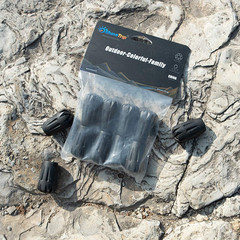 8 Piece Rubber Trekking Pole Tips Hiking Walking Sticks Caps Ends Replacement Ti