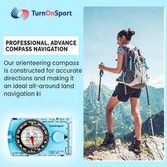 Orienteering Compass – Advanced Scout Compass for Hiking, Camping, and Backpa…