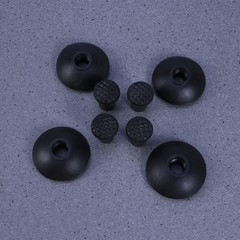 4 Pairs Reusable Hiking Cover Tips Durable Black Walking Crutch Tips Anti Skid