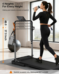 Walking Pad Handle Bar Attachment Only, Compatible with Walking Pads 22.4″ Wide,