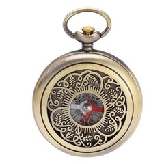 Mini Compass Portable Brass Shockproof Waterproof Outdoor Compass For Hiking New