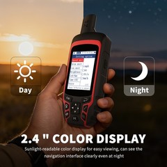 A6 Handheld GPS for Hiking, Rugged Waterproof GPS Navigator Track Navigation