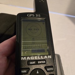 MAGELLAN 315 Portable GPS Navigator Boating Fishing Hunting Hiking W Case Works
