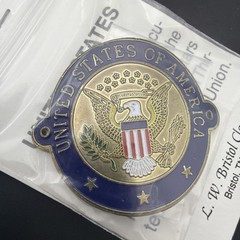 United States Seal Hiking Staff Medallion Badge Mount Collector’s Edition NEW