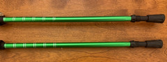 Pair of Adjustable High Trek Trekking Hiking Walking Poles 105cm to 135cm VGUC