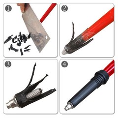 Trekking Pole Tips Part Weight 2pcs Carbide Compact Hard Plastic Pole Tips