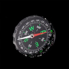 Mini Portable Compass Watch Strap Pocket Compass For Hiking Survival Fishing FD