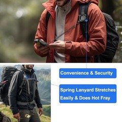 Backpack Tether for Garmin Handheld GPS Devices, Hiking Backpack YX20231226-N