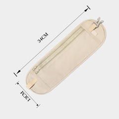 Security Waist Bag Travel Pouch with Adjustable Strap for Men Women Outdoor Use