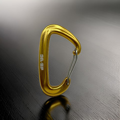 (Pack of 4) Utility Carabiner 12KN – Gold Color – Free US Shipping