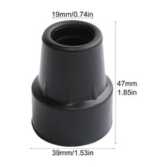4pcs Rubber Buffer for Hiking Poles 19mm Walking Stick Rubber Tips Crutches Rubber…