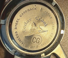 Cedar Creek Quartz Watch Compass Bottle Opener on Clip Camping $ NO RESERVE $