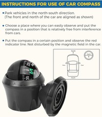 Car Compass,Compass for Car,Automotive Compass Ball,Car Accessories Auto Compass