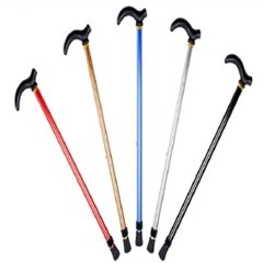 1Pcs Outdoor Climbing Stick Hiking T-shape Handle Light Walking Crutch Cane