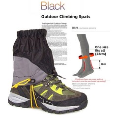 Waterproof For Hiking Gaiters Lightweight Silicone Coated Nylon with Sandproof