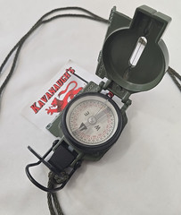 Not Salty Cammenga Phosphorescent Lensatic Compass Model 27 Olive Drab