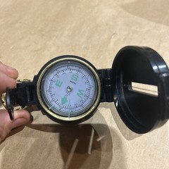 Vintage Engineer Lensatic Directional Compass Made in Taiwan Black