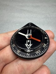 Vintage Silva Lightweight Pocket Compass Portable Keychain Model 9 Type 9