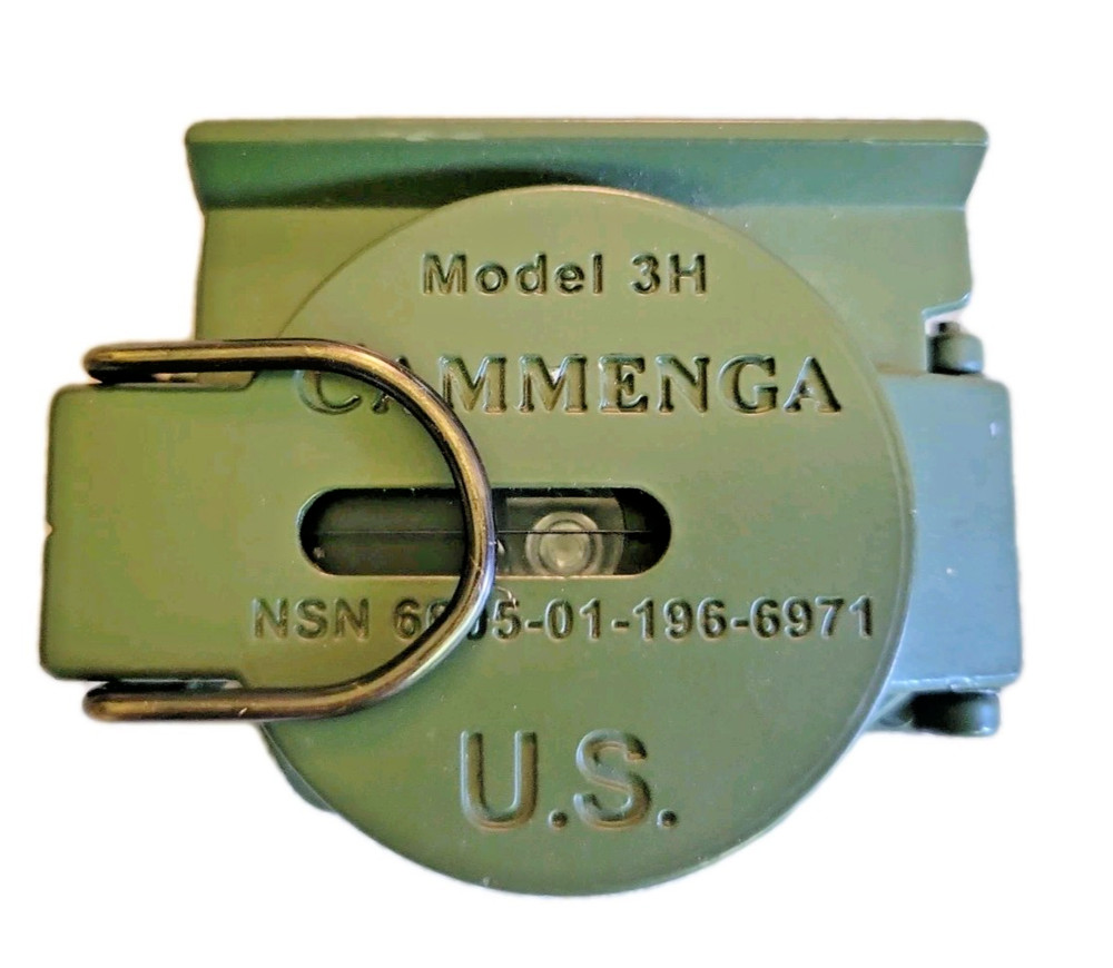 Cammenga US Military Lensatic Compass Model 3H USGI Excellent ConditionCammenga