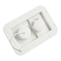 RV Water Inlet for Camper Trailer Dual Mode Gravity and Pressurized Fill