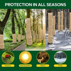 All Season Tree For Trunk Wrap Brown Paper for Frost Deer and Pest Shield