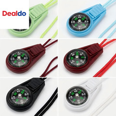 Mini Bulk Compass with Nylon Lanyard, 1 Inch Portable Direction Finder for Hikin