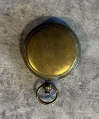 USCE Compass, by Taylor, Brass case, Flip top, Engineering, Hiking, Camping