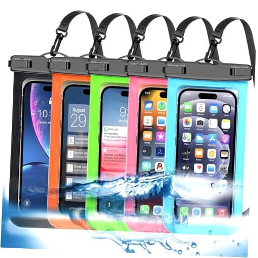 Up to 8.3″ 5 Pack Multicolor Multicolor 5 Pack,Black,Blue,Pink,Orange,Green