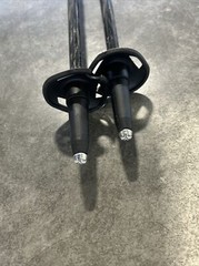 Komperdell Booster Speed Carbon Trekking Pole Pair – Black And Red – 110cm (NOS)